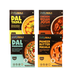 Dal Tadka + Dal Makhani + Chicken Rogan Josh +  Paneer Butter Masala