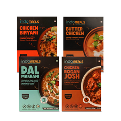 Butter Chicken + Dal Makhani + Chicken Biryani + Chicken Rogan Josh